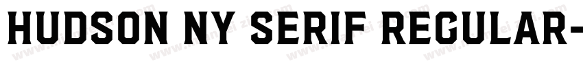 Hudson NY Serif Regular字体转换